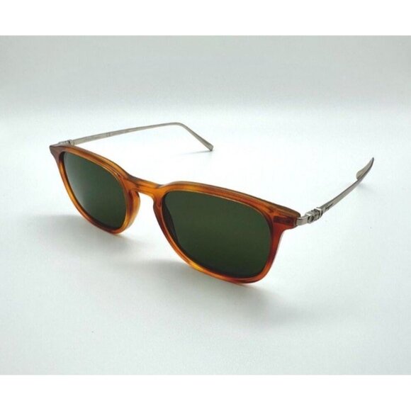 New Ferragamo Slim Temple Classic Square Sunglasses Tortoise Case SF2846S Italy - Picture 2 of 8